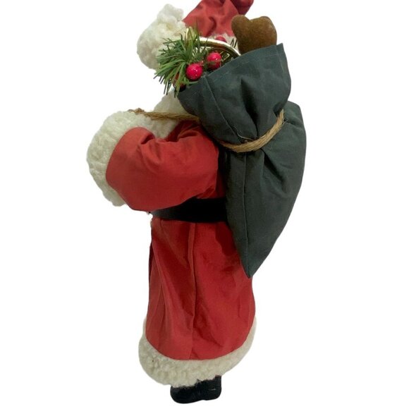Old World Santa Figurine by Russ Berrie 14" High Holiday Decor Vintage Christmas - Picture 5 of 11
